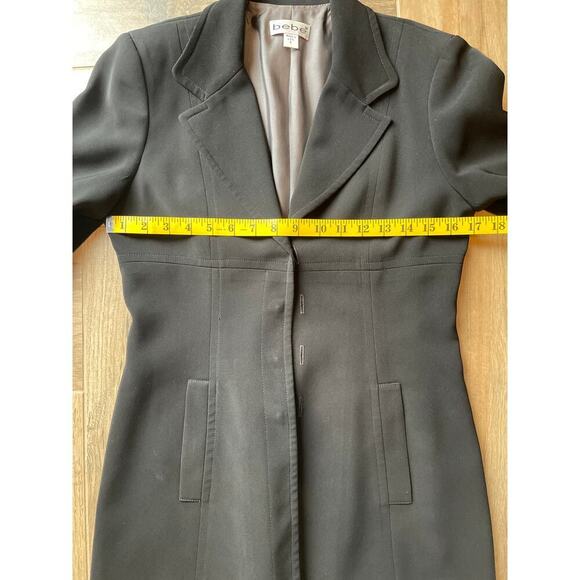 Vintage Bebe Women’s Blazer Jacket in Black size 6. - Picture 10 of 14